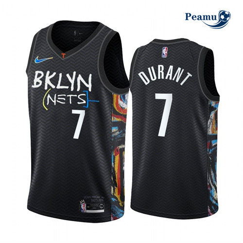 Peamu - Maillot foot Kevin Durant, Brooklyn Nets 2020/21 - City Edition p3328