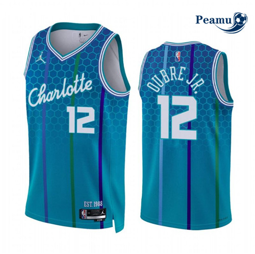 Peamu - Maillot foot Kelly Oubre Jr., Charlotte Hornets 2021/22 - Édition Ville p3331