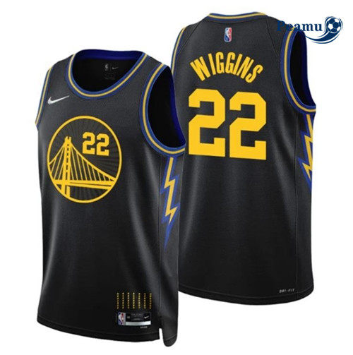 Peamu - Maillot foot Andrew Wiggins, Golden State Warriors 2021/22 - City p3386