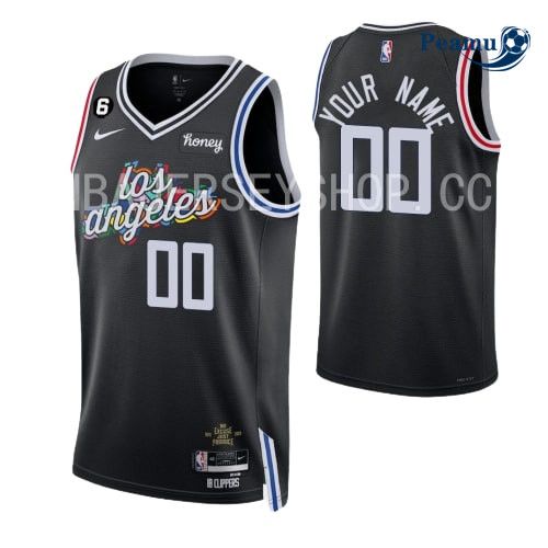 Peamu - Maillot foot Custom, Los Angeles Clippers 2022-2023/23 - City p3438