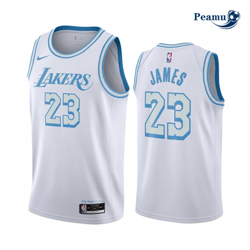 Peamu - Maillot foot LeBron James, Los Angeles Lakers 2020/21 - City Edition p3475