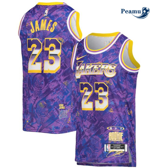 Peamu - Maillot foot LeBron James, Los Angeles Lakers MVP Series p3479