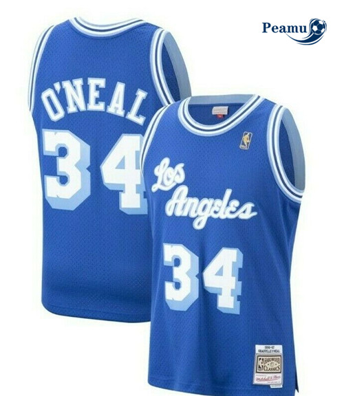 Peamu - Maillot foot Shaquille O'Neal, Los Angeles Lakers - Mitchell & Ness p3484