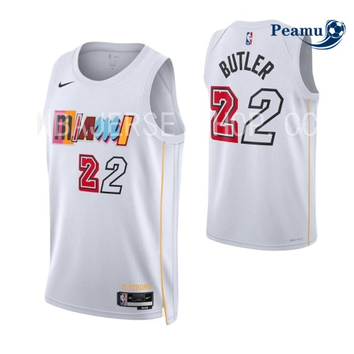 Peamu - Maillot foot Jimmy Butler, Miami Heat 2022-2023/23 - City p3499