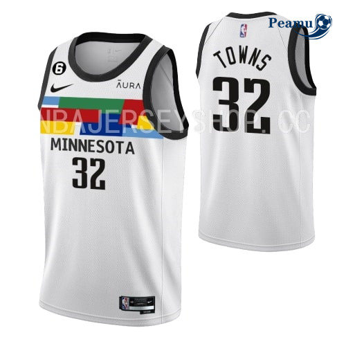 Peamu - Maillot foot Karl-Anthony Towns, Minnesota Timberwolves 2022-2023/23 - City p3552