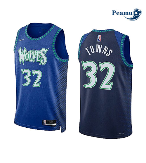 Peamu - Maillot foot Karl-Anthony Towns, Minnesota Timberwolves 2021/22 - City Edition p3559