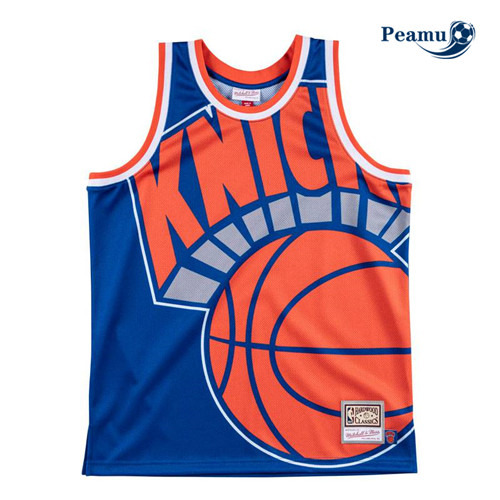 Peamu - Maillot foot New York Knicks - Mitchell & Ness 'Big Face' p3572