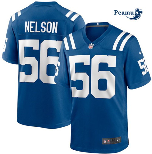 Peamu - Maillot foot Quenton Nelson, Indianapolis Colts - Royal p3709