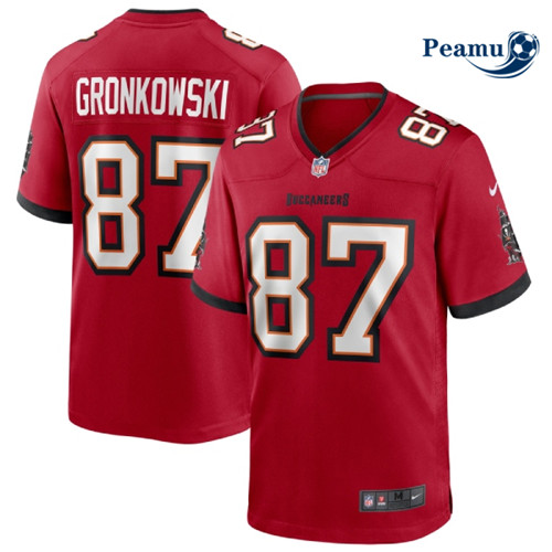 Peamu - Maillot foot Rob Gronkowski, Tampa Bay Buccaneers - Rouge p3773