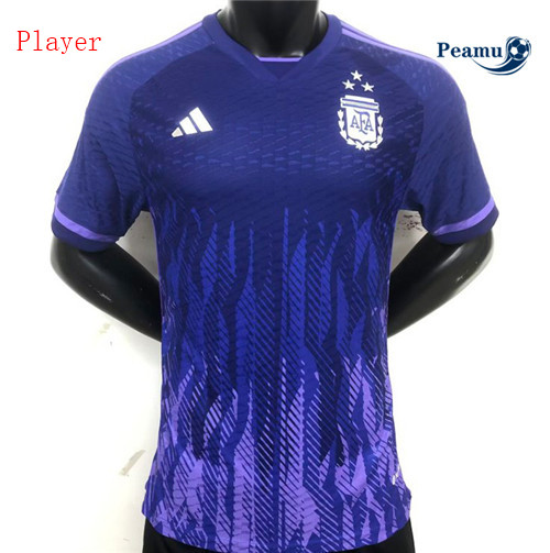 Peamu - Maillot foot Argentine Player Version Exterieur 3 star 2022-2023 p3140