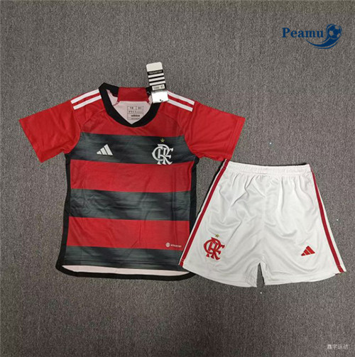 Peamu - Maillot foot Flamengo Enfant Domicile 2023-2024 p3059
