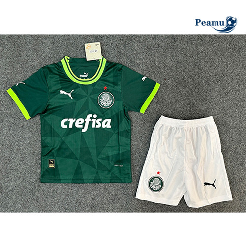Peamu - Maillot foot Palmeiras Enfant Vert 2023-2024 p3060