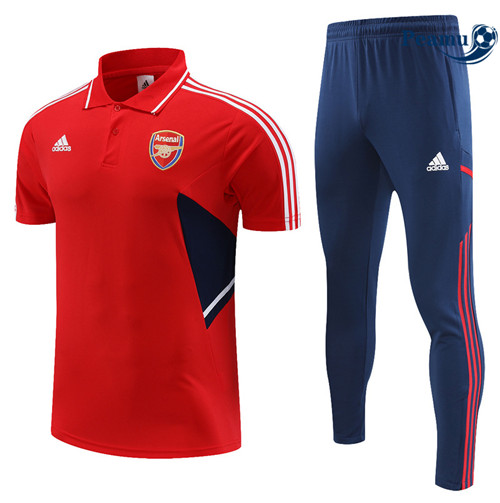 Peamu - Maillot Kit Entrainement Foot Arsenal + Pantalon rouge 2022/2023 Outlet