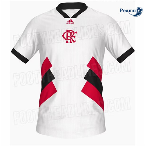 Peamu - Maillot foot Flamengo ICON Blanc 2023/2024 Soldes