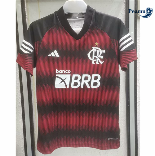 Peamu - Maillot foot Flamengo Special Noir/Rouge 2023/2024 Chinois