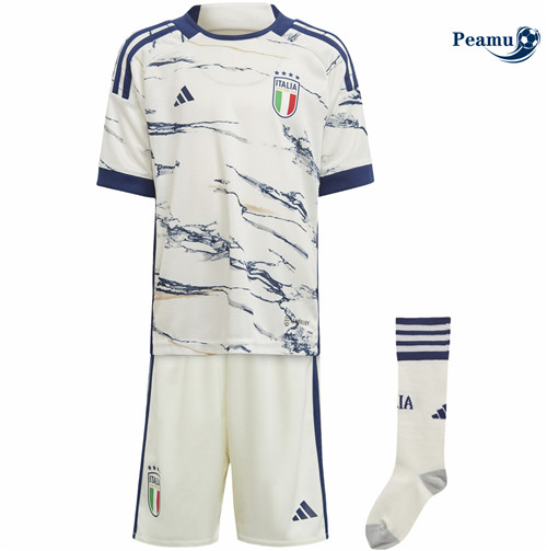Peamu - Maillot foot Italie Enfant Exterieur 2023/2024 personnalisé
