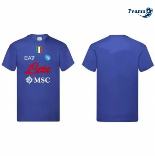 Peamu - Maillot foot Naples Training Bleu 2023/2024 France