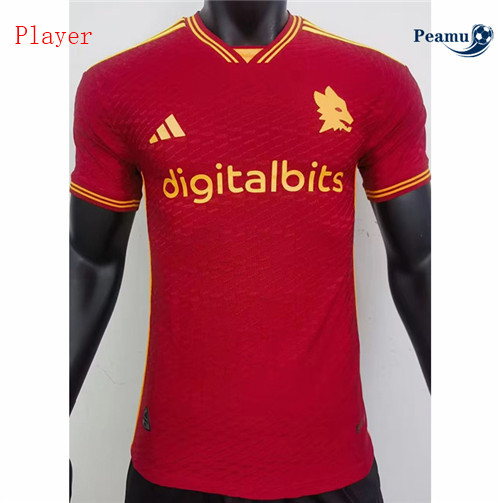 Peamu - Maillot foot AS Rome Player Version Domicile 2023/2024 France