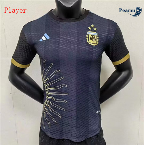 Peamu - Maillot foot Argentine Player Version Special Noir 2023/2024 Paris