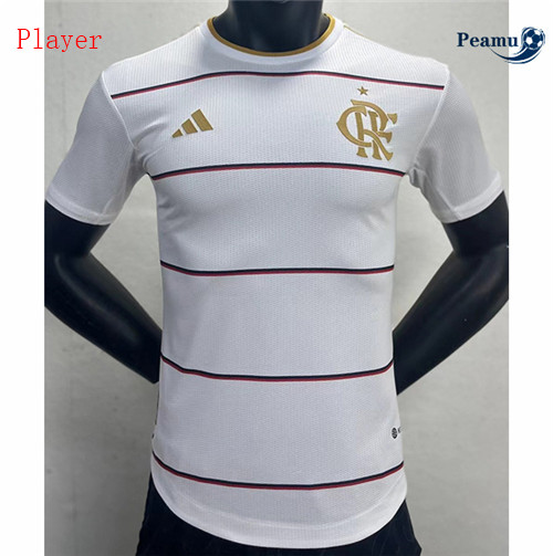 Peamu - Maillot foot Flamengo Player Version Blanc 2023/2024 Paris