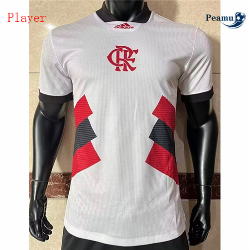 Peamu - Maillot foot Flamengo Player Version spéciale Blanc 2023/2024 France