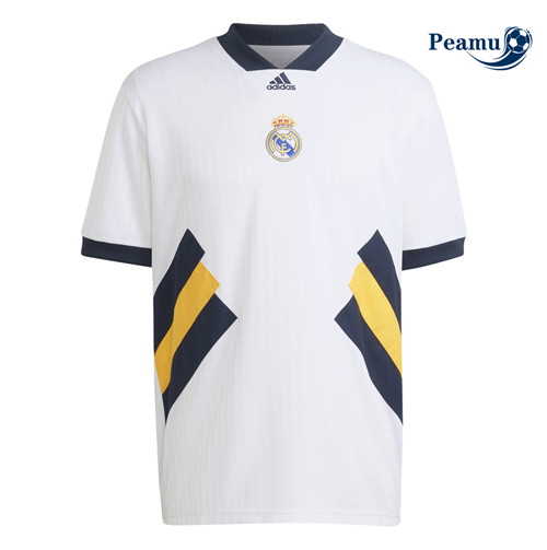 Peamu - Maillot foot Real Madrid ICON Blanc 2023/2024 France