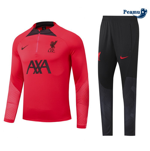 Peamu - Maillot foot Survetement Liverpool rouge 2022/2023 Outlet