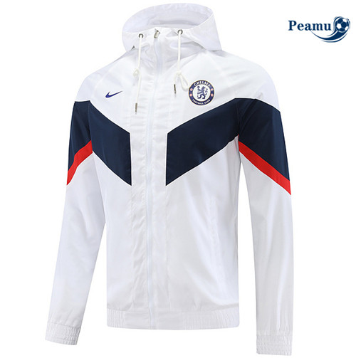 Peamu - Maillot foot Coupe vent Chelsea Blanc 2022/2023 grossiste
