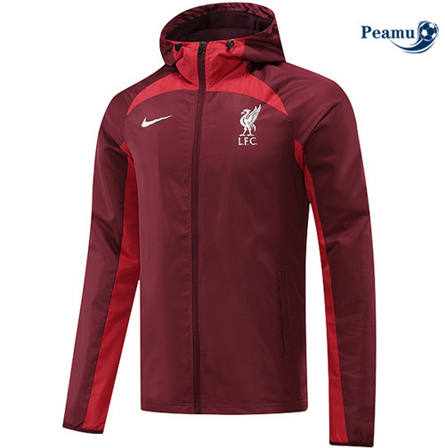 Peamu - Maillot foot Coupe vent Liverpool rouge 2022/2023 prix