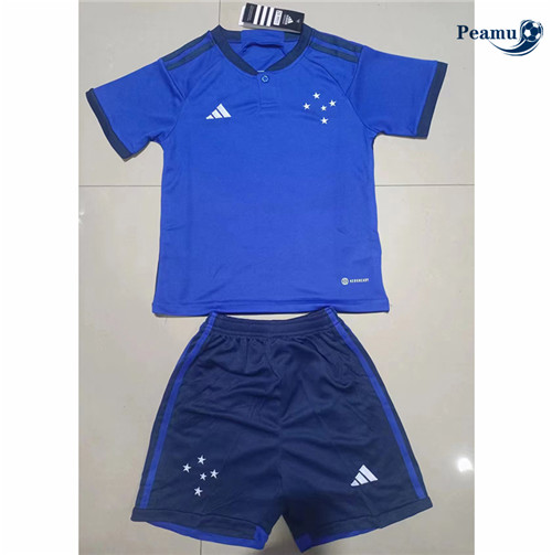 Peamu - Maillot foot Cruzeiro Enfant Domicile 2023/2024 personnalisé