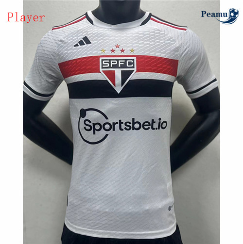 Peamu - Maillot foot Sao Paulo Player Version Domicile 2023/2024 Original