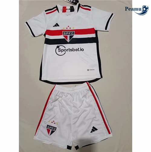Peamu - Maillot foot Sao Paulo Enfant Domicile 2023/2024 grossiste