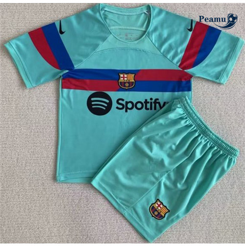 Peamu - Maillot foot Barcelone Enfant Bleu 2023/2024