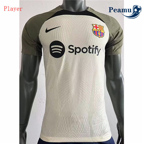 Peamu - Maillot foot Barcelone Player Version Training Blanc 2023/2024