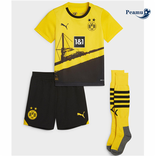 Peamu - Maillot foot Borussia Dortmund Enfant Domicile 2023/2024