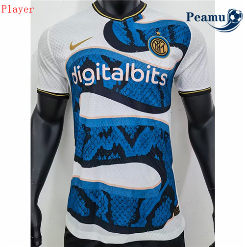 Peamu - Maillot foot Inter Milan Player Version Dragon Blanc 2023/2024