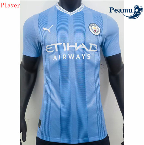 Peamu - Maillot foot Manchester City Player Version Domicile 2023/2024