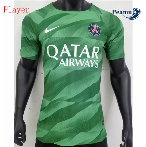 Peamu - Maillot foot PSG Player Version goalkeeping Vert 2023/2024