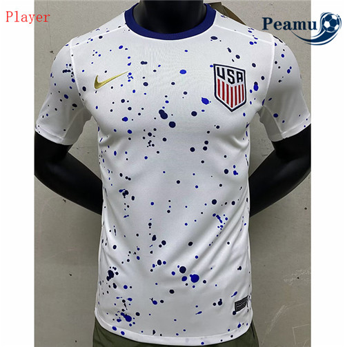 Peamu - Maillot foot États-Unis Player Version Domicile 2023/2024