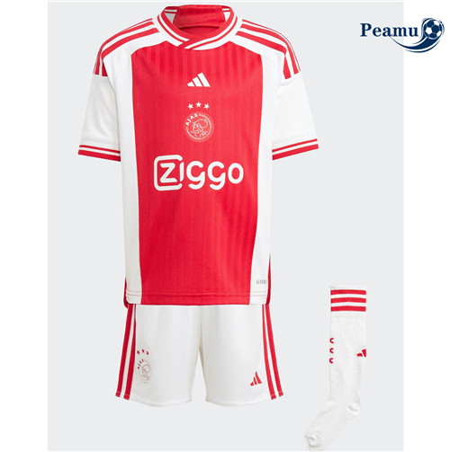 Peamu - Maillot foot Ajax Amsterdam Enfant Domicile 2023/24