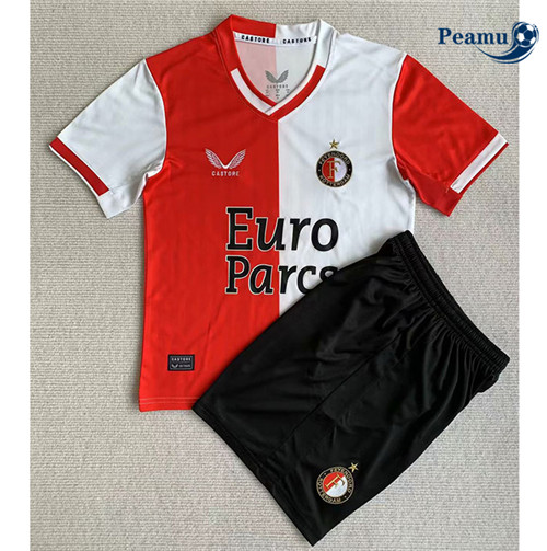 Peamu - Maillot foot Feyenoord Enfant Domicile 2023/24