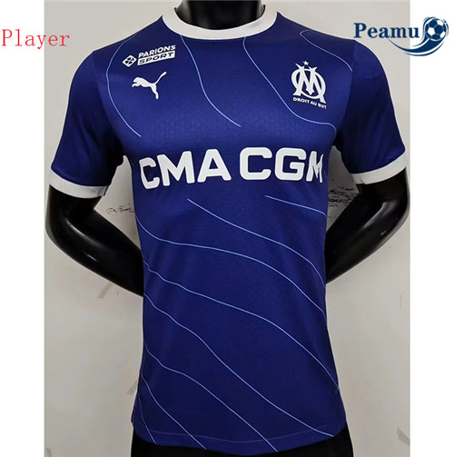 Peamu - Maillot foot Marseille Player Exterieur Bleu 2023/24
