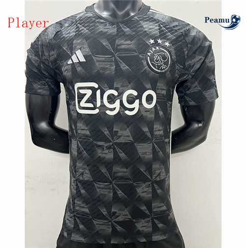 Peamu - Maillot foot AFC Ajax Player Noir 2023/24 Soldes