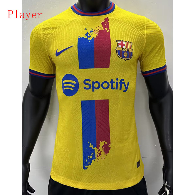 Peamu - Maillot foot Barcelone Player Classic Jaune 2023/24 grossiste