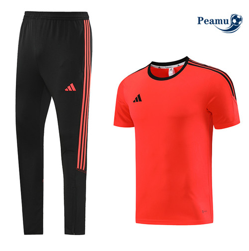 Peamu - Maillot foot Kit Entrainement Adidas + Pantalon Orange 2023/24 prix