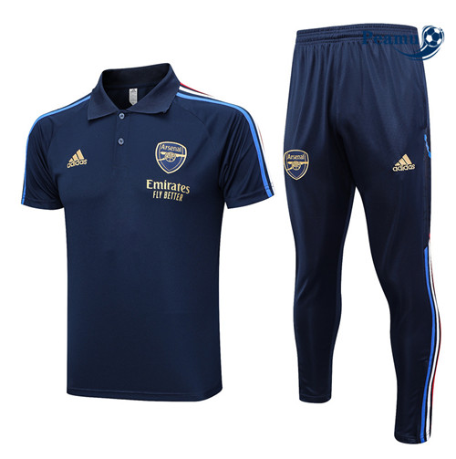 Peamu - Maillot foot Kit Entrainement Arsenal Polo + Pantalon Bleu 2023/24 Outlet