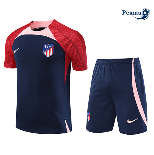 Peamu - Maillot foot Kit Entrainement Atletico Madrid + Shorts Bleu 2023/24 prix