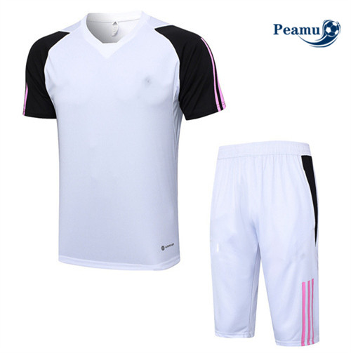 Peamu - Maillot foot Kit Entrainement Juventus + Shorts Blanc 2023/24 prix