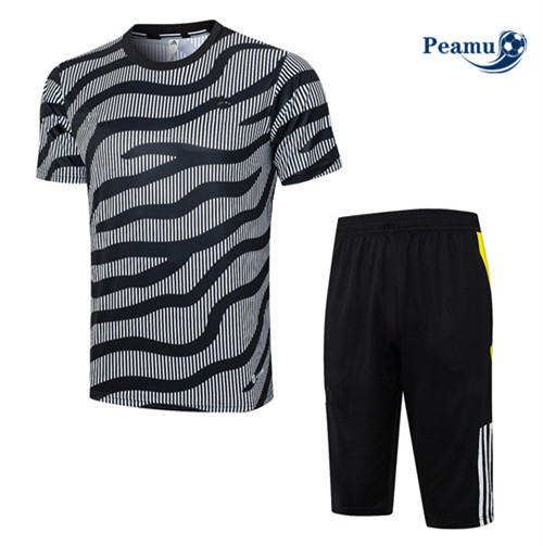 Peamu - Maillot foot Kit Entrainement Juventus + Shorts Gris 2023/24 Outlet