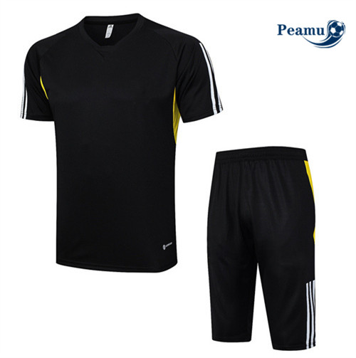 Peamu - Maillot foot Kit Entrainement Juventus + Shorts Noir 2023/24 Paris